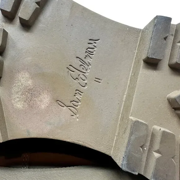 Sam Edelman Laguna Chelsea Boots Tan Suede Lug Sole Ankle Booties Women’s 11 - Picture 13 of 14